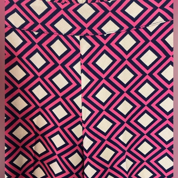 New York and Company Stretch Geo Print Pull On Palazzo Size M - Picture 4 of 5